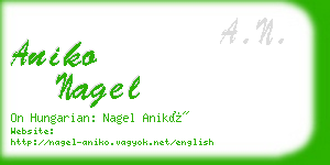 aniko nagel business card